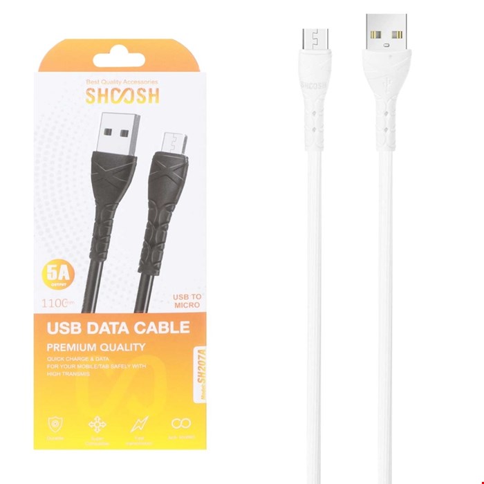 کابل شارژ میکرو shoosh مدل SH 207A