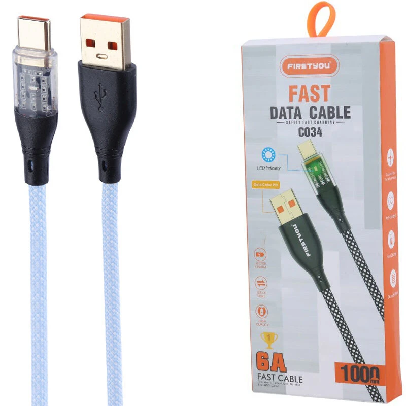 کابل شارژ تایپ first you c مدل C034