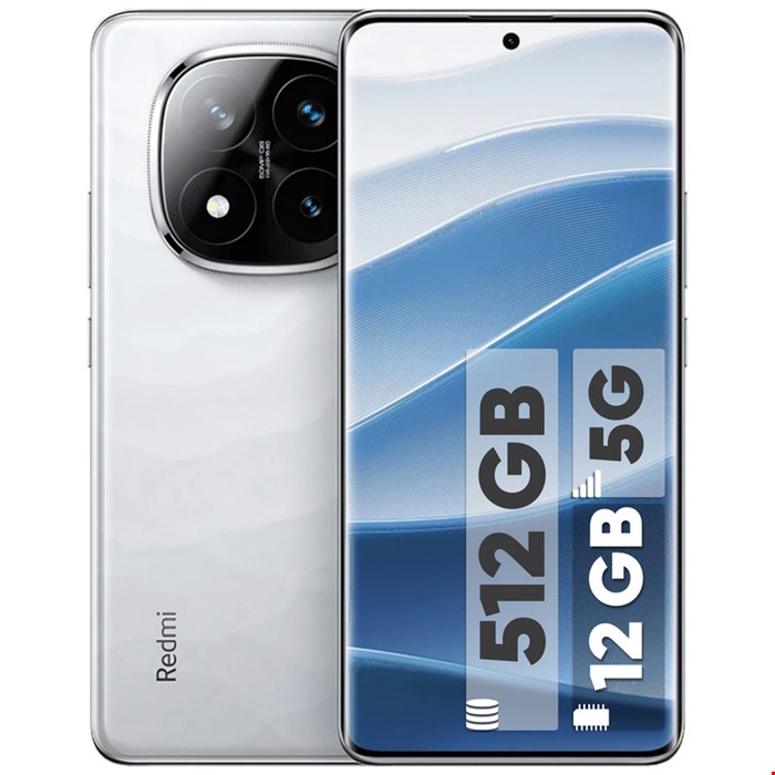 موبایل شیائومی xiaomi r16 512 redmi note 14 pro plus 5G سفید