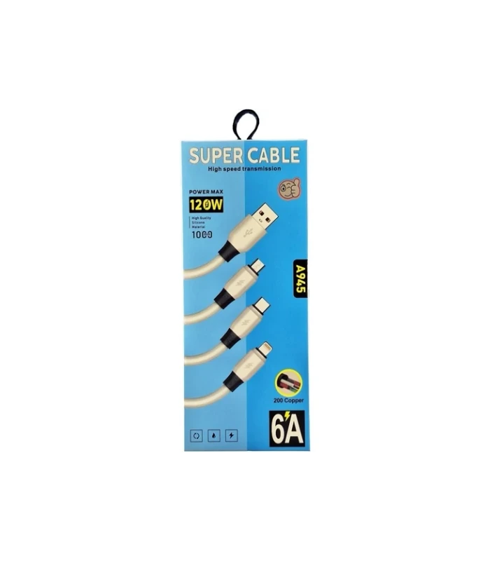 کابل شارژر تایپ super cable c