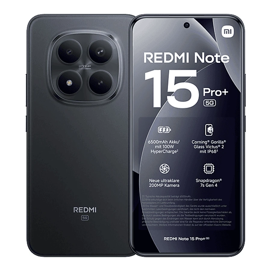 موبایل شیائومی xiaomi r12 512 redmi note 15 pro plus مشکی